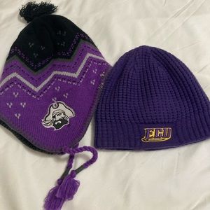Set of 2 East Carolina University hats
